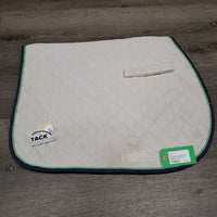 Quilt Jumper Saddle Pad *gc, dingy, faded, puckers, mnr stains, rubs, threads, marker