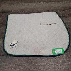 Quilt Jumper Saddle Pad *gc, dingy, faded, puckers, mnr stains, rubs, threads, marker