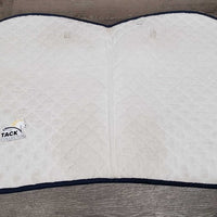 Quilt Jumper Saddle Pad *gc, dingy, faded, puckers, mnr stains, rubs, threads, marker