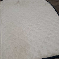 Quilt Jumper Saddle Pad *gc, dingy, faded, puckers, mnr stains, rubs, threads, marker
