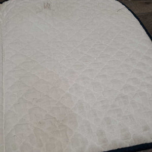 Quilt Jumper Saddle Pad *gc, dingy, faded, puckers, mnr stains, rubs, threads, marker