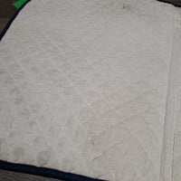 Quilt Jumper Saddle Pad *gc, dingy, faded, puckers, mnr stains, rubs, threads, marker
