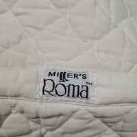 Quilt Jumper Saddle Pad *gc, dingy, faded, puckers, mnr stains, rubs, threads, marker
