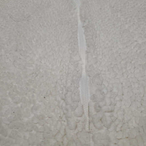 Fleece Half Pad Cover *gc, clean, clumpy, mnr hair, pills, marker