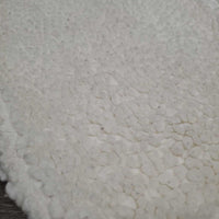 Fleece Half Pad Cover *gc, clean, clumpy, mnr hair, pills, marker