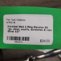 Med 3 Ring Elevator Bit *gc, clean, scuffs, scratches & rubs
