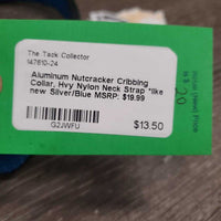 Aluminum Nutcracker Cribbing Collar, Hvy Nylon Neck Strap *like new
