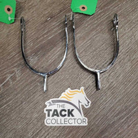 Light Fine Knife Edge Spurs *vgc, dirty, scrapes & scuffs
