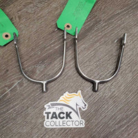 Pr POW Spurs *gc, clean, v.dinged & chipped, cuffs, scratches, scrapes
