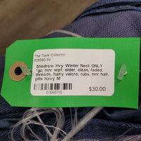 Hvy Winter Neck ONLY *gc, mnr wpf, older, clean, faded, threads, hairy velcro, rubs, mnr hair, pills
