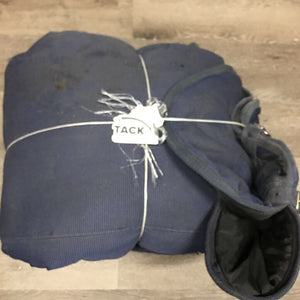 Hvy Winter Blanket, 0 legs *gc, wpf, dirty, older, pills, mnr hair, faded, stains?, rubs, snags