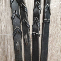 Rsd Padded Monocrown Bridle, Buckles,Braided Reins *vgc, mnr dirty seams, creases, scrapes, dents & rubs, tight keeper
