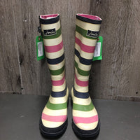 Pr Rubber Boots *vgc/gc, stains, top peeling lining, mnr dirt, stains, cracks, threads
