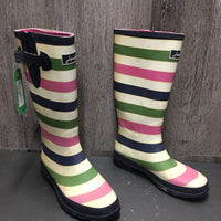 Pr Rubber Boots *vgc/gc, stains, top peeling lining, mnr dirt, stains, cracks, threads

