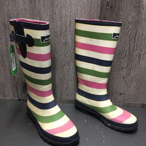 Pr Rubber Boots *vgc/gc, stains, top peeling lining, mnr dirt, stains, cracks, threads