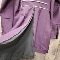 3/4 Soft Shell Coach Riding Jacket, detach hood, fleece lining *vgc, hairy lining, mnr wpf
