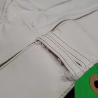 Euro Seat Breeches *vgc/gc, mnr stains, discolored seat & legs, seam puckers
