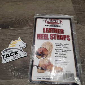 Pr Leather Western Spur Heel Straps, bag *new