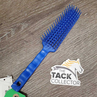 Hard Brislte Plastic Mane & Tail Brush - Comb, handle, tag *new
