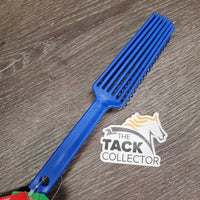 Hard Brislte Plastic Mane & Tail Brush - Comb, handle, tag *new
