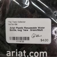 Plastic Resuseable Water Bottle, bag *new
