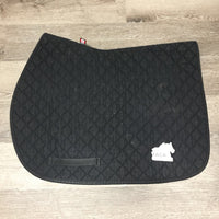 Quilt Profile Jumper Saddle Pad, piping *vgc, puckers, rubs, mnr hair