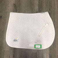 Quilt Jumper Saddle Pad *gc, clean, hair, pilly, mnr stains, rubs, dingy
