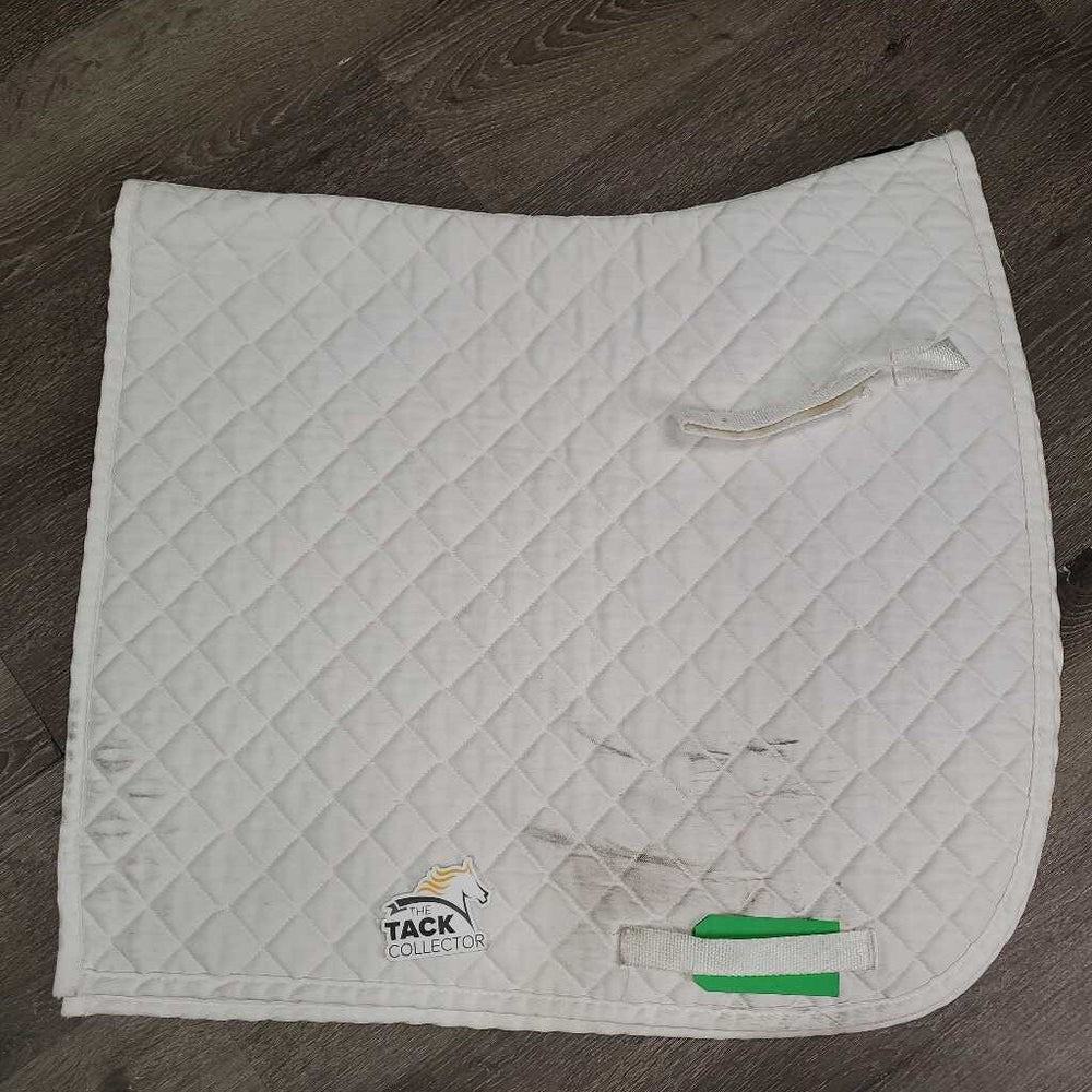 Quilt Dressage Saddle Pad *gc, stains, rubs, mnr hair, clumpy, pills, puckers, threads