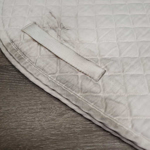 Quilt Jumper Saddle Pad "2013 Pentathlon Champ" *gc, clean, stains, hair, clumpy, dingy, mnr rubs, pills, puckers