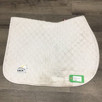 Quilt Profile Jumper Saddle Pad, piping *vgc/gc, dingy, hair, stains, pills
