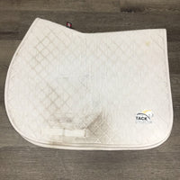 Quilt Profile Jumper Saddle Pad, piping *vgc/gc, dingy, hair, stains, pills
