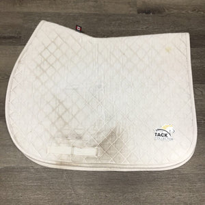 Quilt Profile Jumper Saddle Pad, piping *vgc/gc, dingy, hair, stains, pills