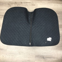 Quilt Profile Jumper Saddle Pad, piping *vgc, mnr hair, stains, rubs
