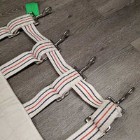 Cotton Web Closed Stall Guard *gc, stains, marker, mnr frayed ends - threads
