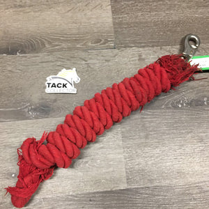 Cotton Lead Rope *gc, frays, mnr dirt/stains, threads
