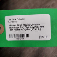 Stall Mount Cordura Bandage Bag *like new/xc, mnr dirt?stain
