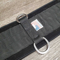 Nylon Web - Neoprene Liner Cinch, D Rings x 2 *vgc, clean, hair, liner stains?film
