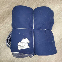 Fleece Cooler, 2 legs "Pony Club Champ" *gc, clean, mnr hair, pills, threads, rubs, v. mnr holes
