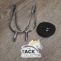 Pr PoW Spurs, Braided Nylon Spur Straps, package *new, oilly package
