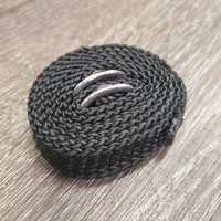 Pr PoW Spurs, Braided Nylon Spur Straps, package *new, oilly package
