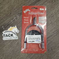 Pr PoW Spurs, Braided Nylon Spur Straps, package *new, oilly package
