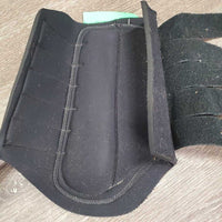 2 Hvy Neoprene Closed Hind Boots, velcro *gc, clean, rubs, pilly, faded, snags
