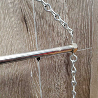 Hanging 4 Bar Metal Rack, 'O' ring *vgc, mnr scuffs, residue, mnr dirt