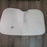 Quilt Dressage Saddle Pad *vgc, clean, mnr hair, rubs, puckers
