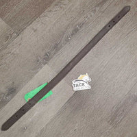 Double Stitch Leather Halter Crownpiece *vgc, dry, mnr dents, scuffs, residue
