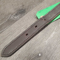 Double Stitch Leather Halter Crownpiece *vgc, dry, mnr dents, scuffs, residue