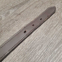 Double Stitch Leather Halter Crownpiece *vgc, dry, mnr dents, scuffs, residue