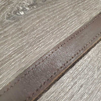 Double Stitch Leather Halter Crownpiece *vgc, dry, mnr dents, scuffs, residue