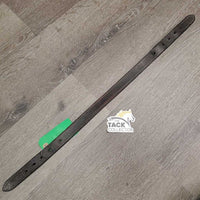 Double Stitch Leather Halter Crownpiece *gc, mnr dirt, dents, scuffs, stains, chews?