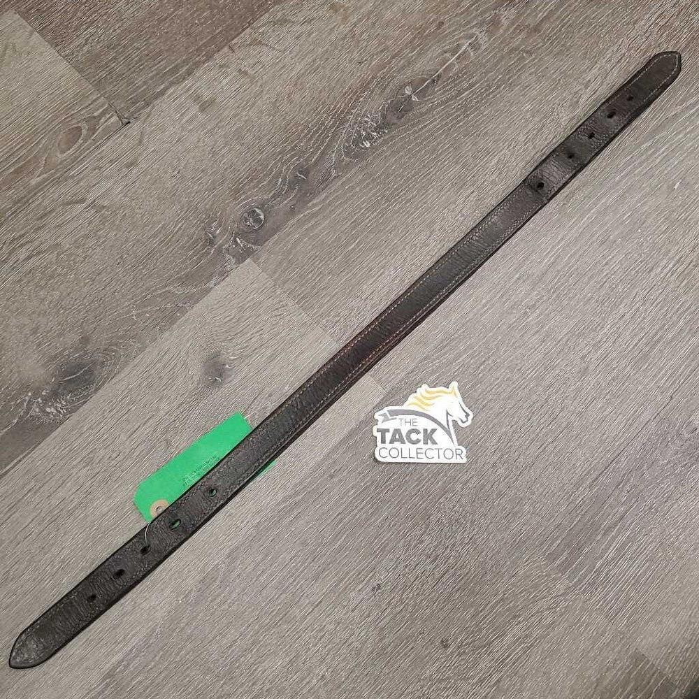 Double Stitch Leather Halter Crownpiece *gc, mnr dirt, dents, scuffs, stains, chews?